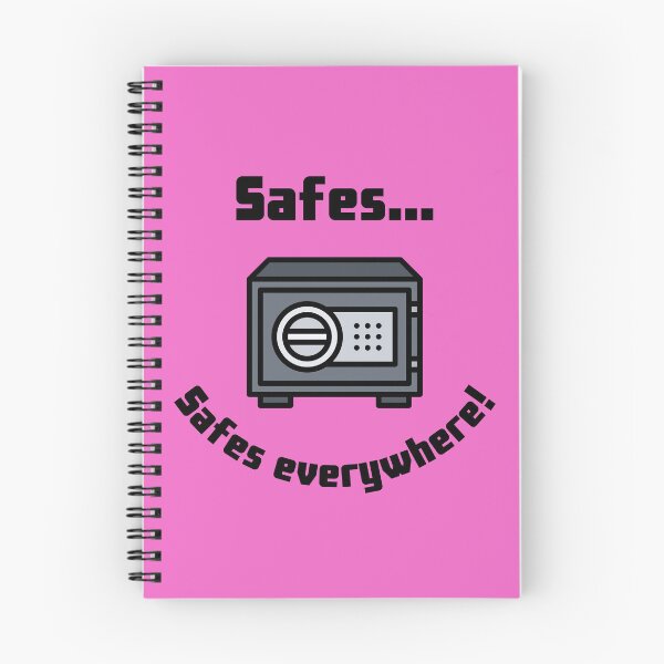Item preview, Safes...Safes everywhere! Retro Design pink version designed and sold by Cora Gregory.