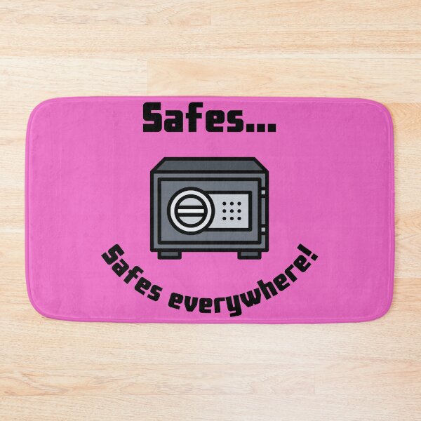 Item preview, Safes...Safes everywhere! Retro Design pink version designed and sold by Cora Gregory.