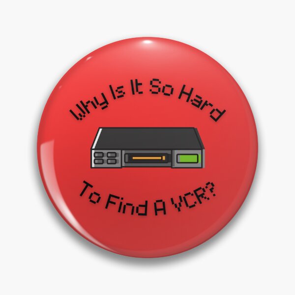 Item preview, Why Is It So Hard To Find A VCR? Retro Design red version designed and sold by Cora Gregory.