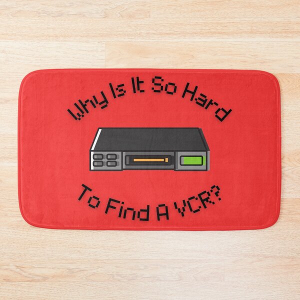 Item preview, Why Is It So Hard To Find A VCR? Retro Design red version designed and sold by Cora Gregory.