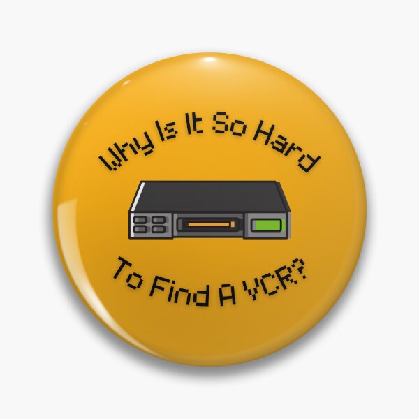 Item preview, Why Is It So Hard To Find A VCR? Retro Design orange version designed and sold by Cora Gregory.