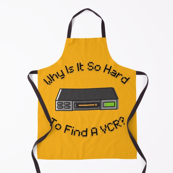 Item preview, Why Is It So Hard To Find A VCR? Retro Design orange version designed and sold by Cora Gregory.