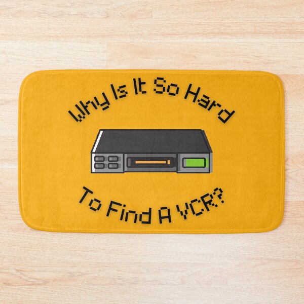 Item preview, Why Is It So Hard To Find A VCR? Retro Design orange version designed and sold by Cora Gregory.