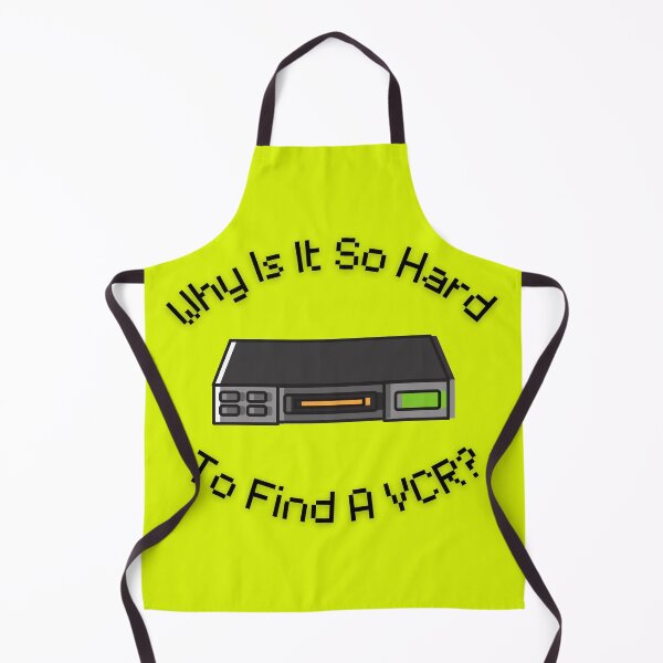 Item preview, Why Is It So Hard To Find A VCR? Retro Design yellow version designed and sold by Cora Gregory.