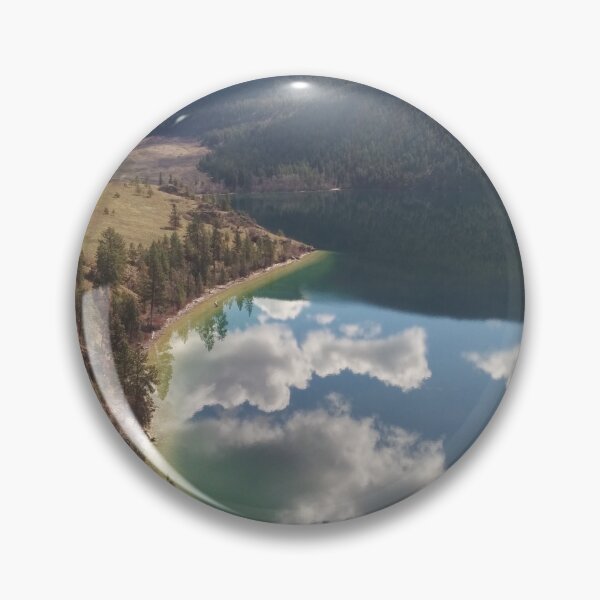 Item preview, Nubes reflejadas en el lago Kalamalka designed and sold by vernonite.