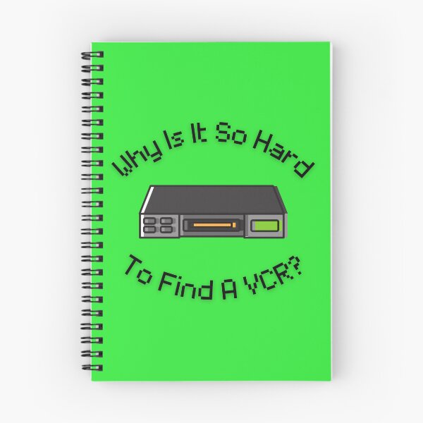 Item preview, Why Is It So Hard To Find A VCR? Retro Design green version designed and sold by Cora Gregory.