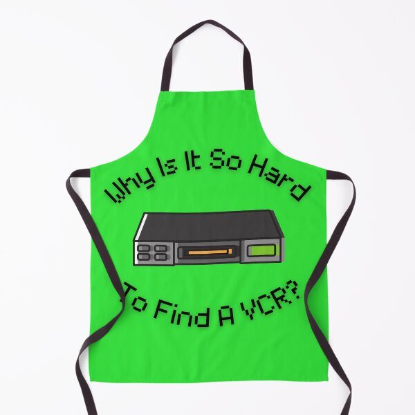 Item preview, Why Is It So Hard To Find A VCR? Retro Design green version designed and sold by Cora Gregory.