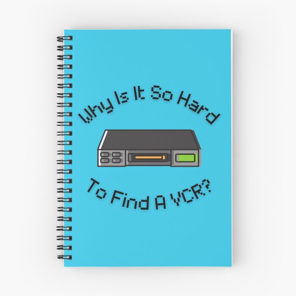 Item preview,  Why Is It So Hard To Find A VCR? Retro Design blue version designed and sold by Cora Gregory.