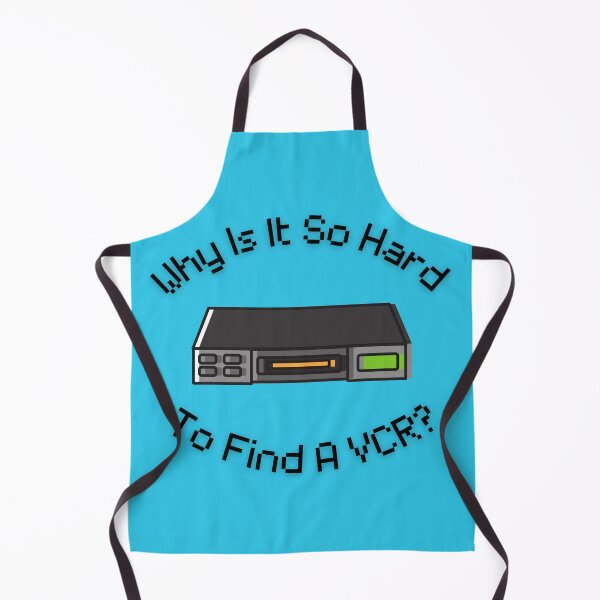 Item preview,  Why Is It So Hard To Find A VCR? Retro Design blue version designed and sold by Cora Gregory.