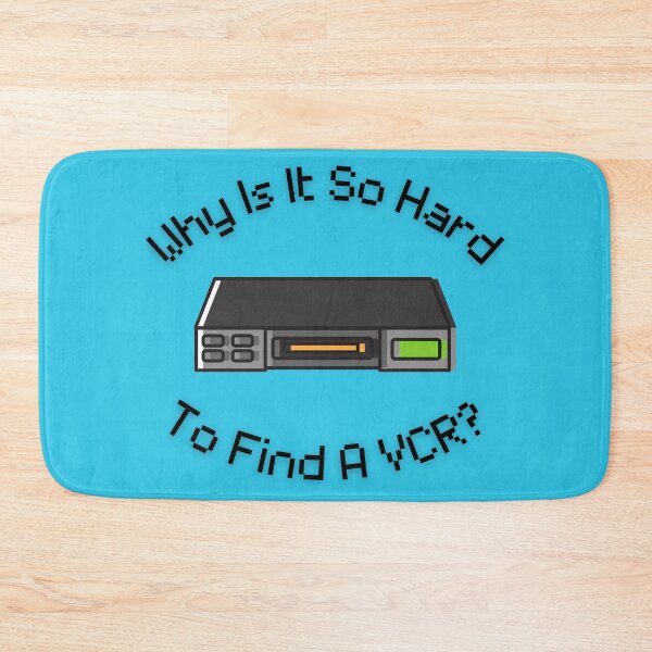 Item preview,  Why Is It So Hard To Find A VCR? Retro Design blue version designed and sold by Cora Gregory.
