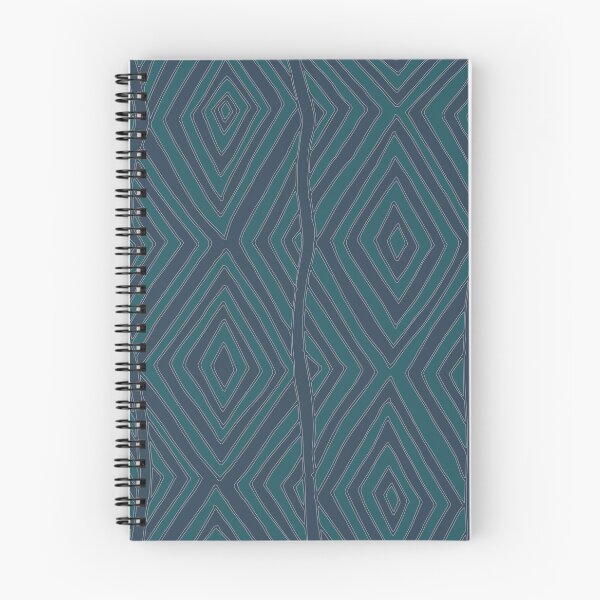 Item preview, Aboriginal art - Diamond pattern (Storm Blue and Teal) designed and sold by Black-Arts.