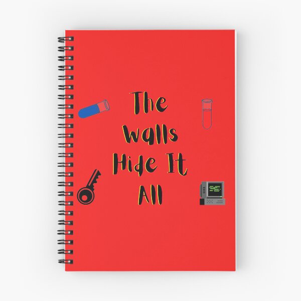 Item preview, The Walls Hide It All yellow and red (red Version) designed and sold by Cora Gregory.