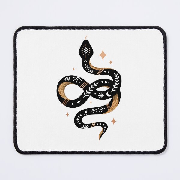 Item preview, Snake - Black and Gold designed and sold by Pauline Berger.