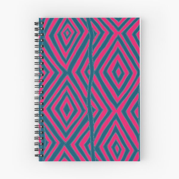 Item preview, Aboriginal art - Diamond pattern (Pink and Storm Blue) designed and sold by Black-Arts.