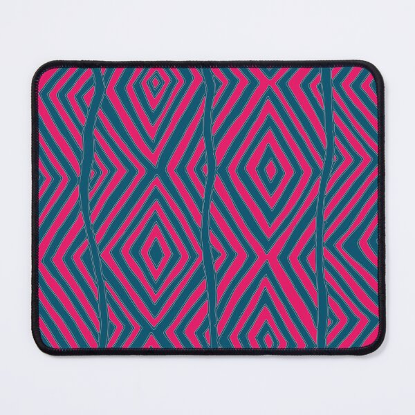 Item preview, Aboriginal art - Diamond pattern (Pink and Storm Blue) designed and sold by Black-Arts.