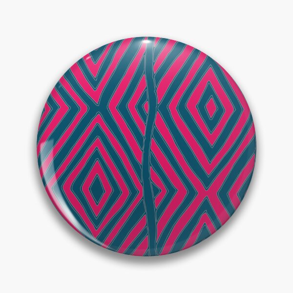 Item preview, Aboriginal art - Diamond pattern (Pink and Storm Blue) designed and sold by Black-Arts.