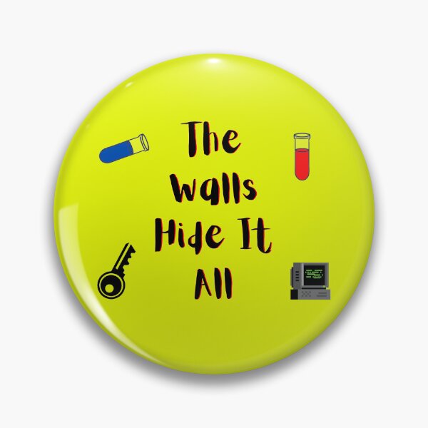 Item preview, The Walls Hide It All yellow and red (yelllow Version) designed and sold by Cora Gregory.
