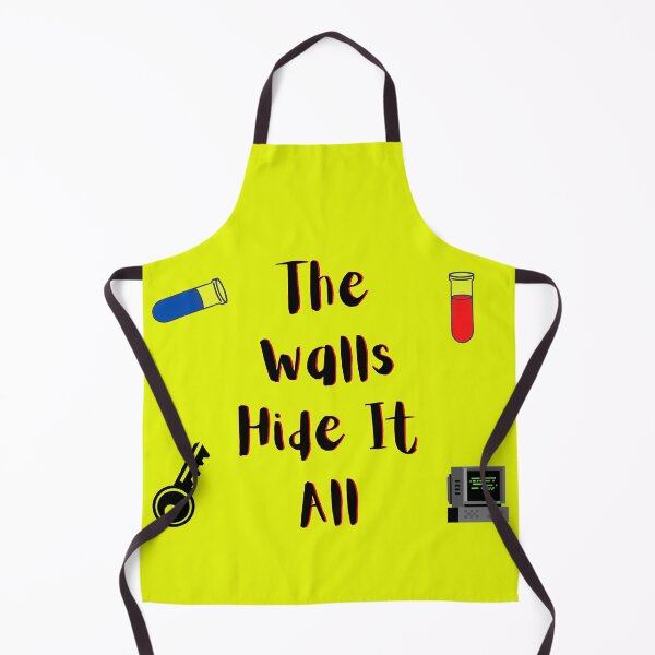 Item preview, The Walls Hide It All yellow and red (yelllow Version) designed and sold by Cora Gregory.