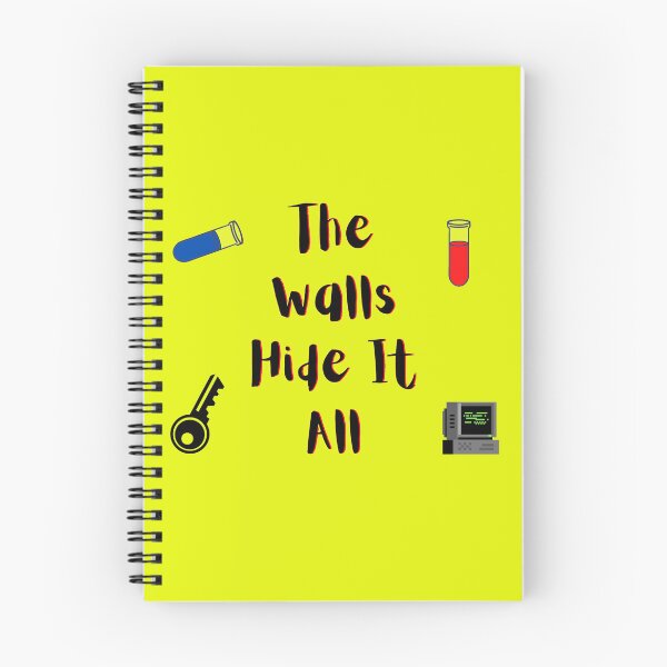 Item preview, The Walls Hide It All yellow and red (yelllow Version) designed and sold by Cora Gregory.