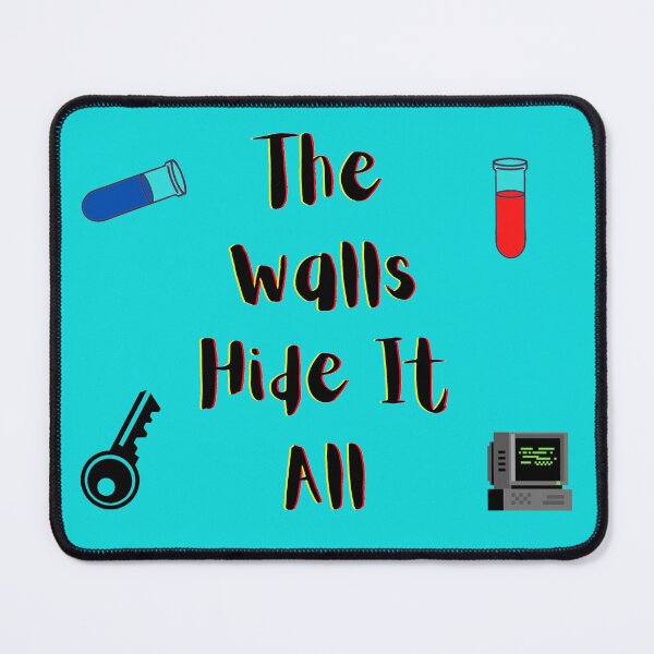 Item preview, Walls Hide It All yellow and red (blue Version) designed and sold by Cora Gregory.