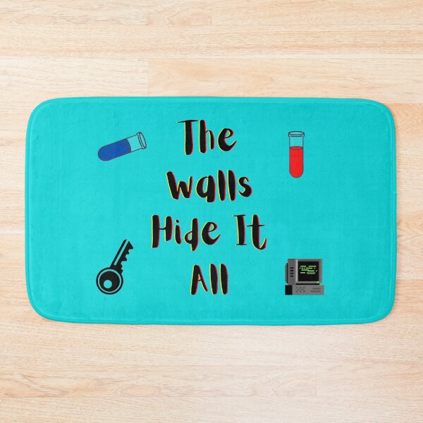 Item preview, Walls Hide It All yellow and red (blue Version) designed and sold by Cora Gregory.