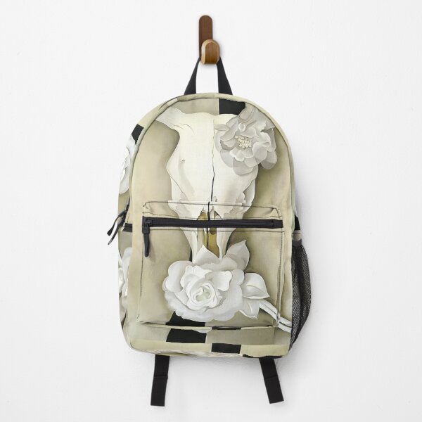Item preview, O'Keeffe Skull with Calico Roses paintings  designed and sold by Artone369.