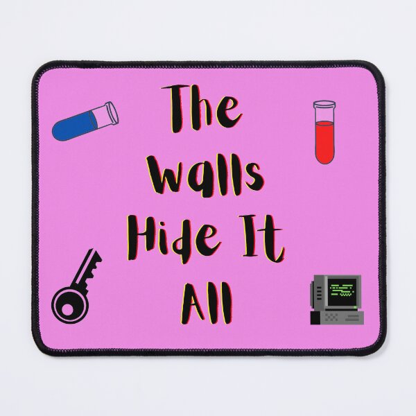 Item preview, Walls Hide It All yellow and red (pink Version) designed and sold by Cora Gregory.