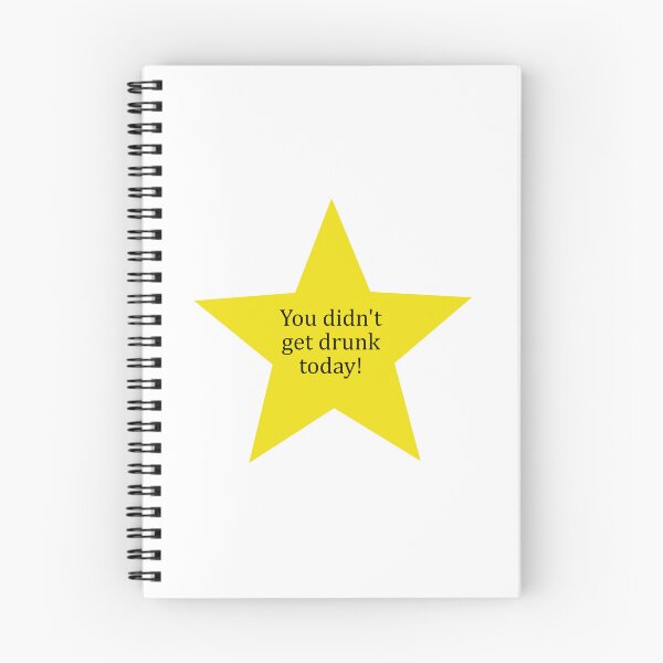 Item preview, "You didn't get drunk today!" golden star designed and sold by Fangirlsleep.