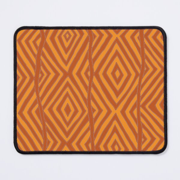 Item preview, Aboriginal art - Diamond pattern (Ochre Yellow and Light Brown) designed and sold by Black-Arts.