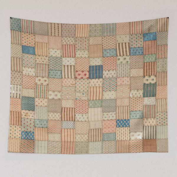 Item preview, Faded Patchwork Square Quilt designed and sold by CatbellyDesigns.