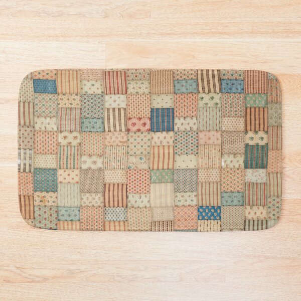 Item preview, Faded Patchwork Square Quilt designed and sold by CatbellyDesigns.