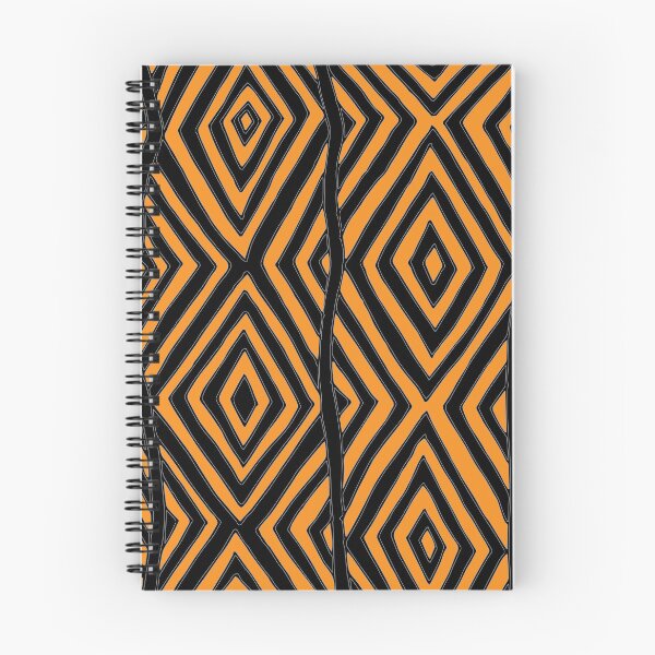 Item preview, Aboriginal art - Diamond pattern (Ochre Yellow and Black) designed and sold by Black-Arts.