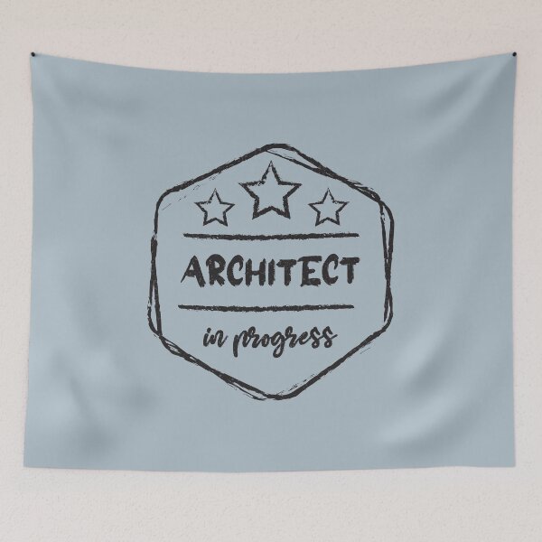 Item preview, architect In Progress - Funny architect quote gift idea For Men and Women designed and sold by Mmmm3344.