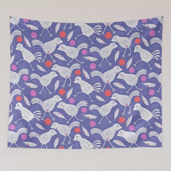 Item preview, Active Birds with Very Peri designed and sold by Colour Angel by KV.