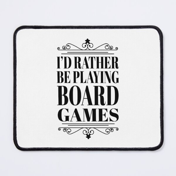 Item preview, I'd rather be playing board games (on light) designed and sold by geekyT.