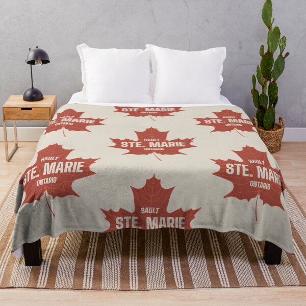 Item preview, Sault Ste. Marie Ontario Canada - Retro Rustic ON Canadian Outdoors Leaf designed and sold by palmettodigital.