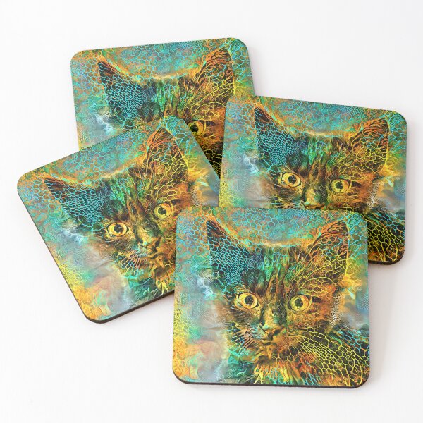 Item preview, DeepStyle abstraction cat designed and sold by blackhalt.