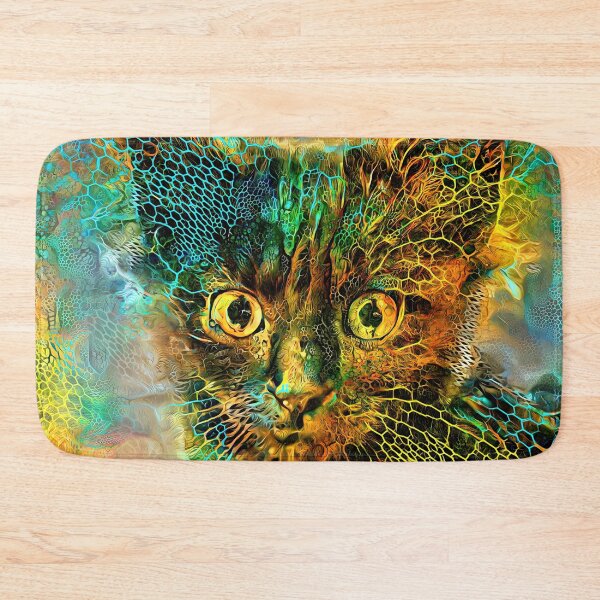 Item preview, DeepStyle abstraction cat designed and sold by blackhalt.