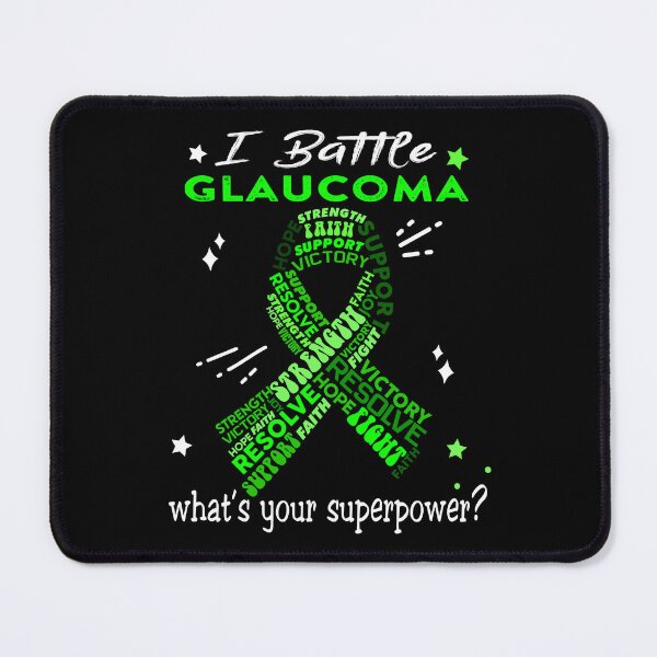 Item preview, Glaucoma Warrior, I Battle Glaucoma What's Your Superpower? designed and sold by Greggwillard.