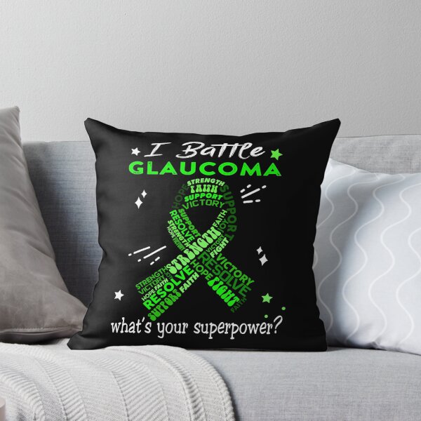 Item preview, Glaucoma Warrior, I Battle Glaucoma What's Your Superpower? designed and sold by Greggwillard.