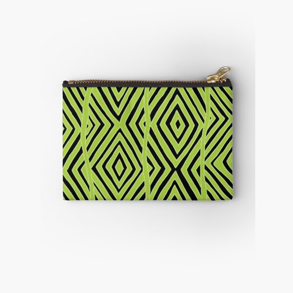 Item preview, Aboriginal art - Diamond pattern (Black and Lime Green) designed and sold by Black-Arts.