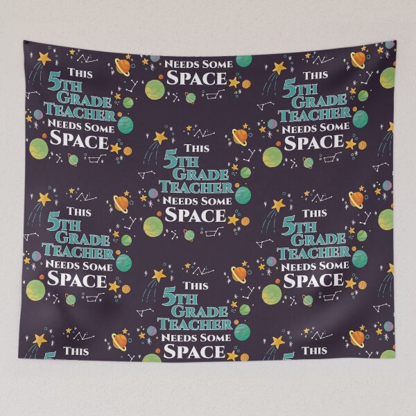 Item preview, This 5th Grade Teacher Needs Some Space designed and sold by doodabobs.