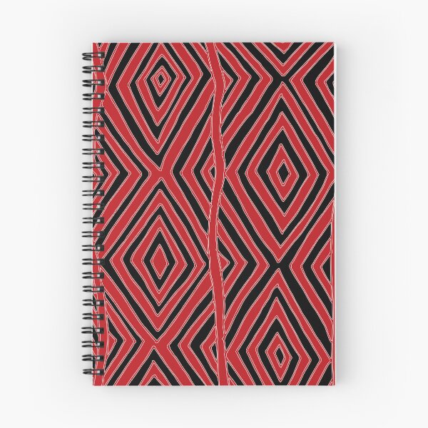 Item preview, Aboriginal art - Diamond pattern (Black and Red) designed and sold by Black-Arts.
