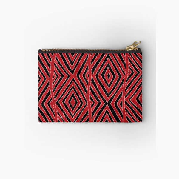 Item preview, Aboriginal art - Diamond pattern (Black and Red) designed and sold by Black-Arts.