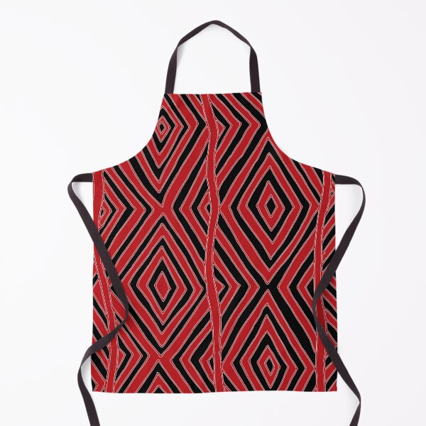 Item preview, Aboriginal art - Diamond pattern (Black and Red) designed and sold by Black-Arts.