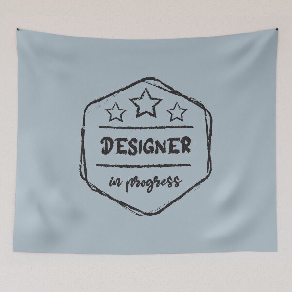 Item preview, designer In Progress - Funny designer quote gift idea For Men and Women designed and sold by Mmmm3344.