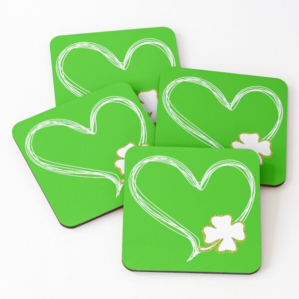 Item preview, Happy St Patrick's Day Irish Shamrock Heart designed and sold by Magik-Art.