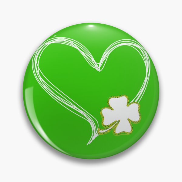 Item preview, Happy St Patrick's Day Irish Shamrock Heart designed and sold by Magik-Art.