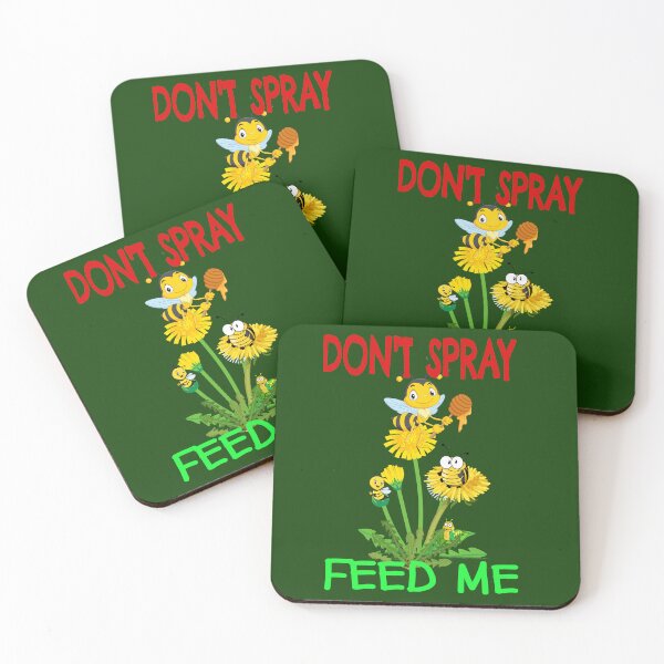 Item preview, Saves Our Bees & Butterflies DON'T Spray Leave The Weeds designed and sold by walkingrock.