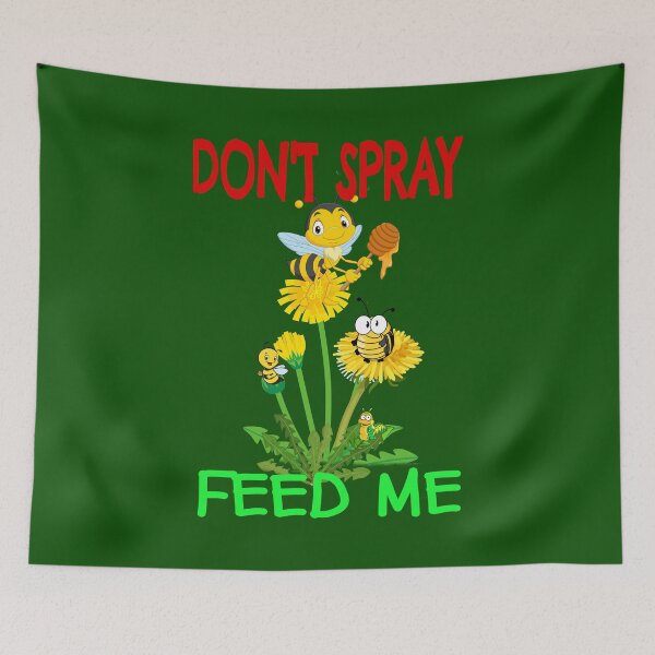Item preview, Saves Our Bees & Butterflies DON'T Spray Leave The Weeds designed and sold by walkingrock.